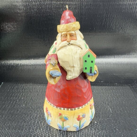 2002 Jim Shore Heartwood Creek Santa with Birdhouse Resin Ornament Figurine VTG - Picture 11 of 11